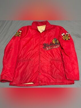 NHL OHA St. Catharines Blackhawks 1970s Game Worn Used Jacket XL RARE